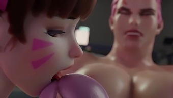 Zarya'S Erotic Adventure: Cartoon Shemale Fucks In 3d