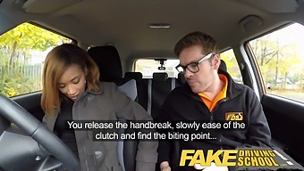 Young Black Woman Receives Free Lessons In Exchange For Sexual Favors At A Fake Driving School