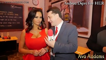 Η Ava Addams Επιδίδεται Σε Σόλο Παιχνίδι Με Το Στήθος Της Για Την Andrea Diprè